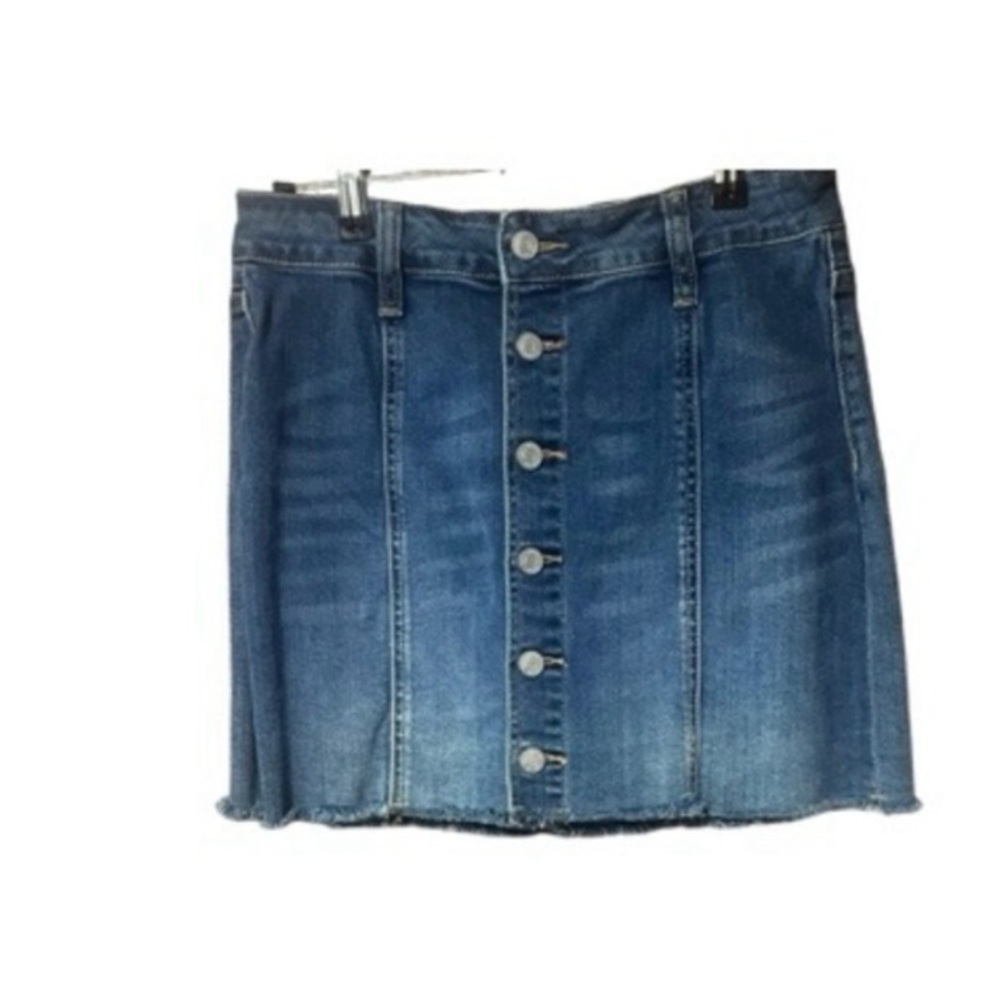 PacSun front button denim mini‎ skirt